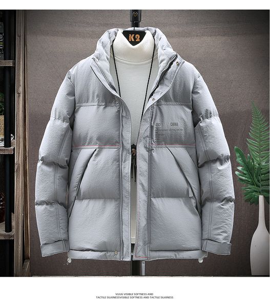 gray tide cotton-padded jacket collar and short pile with thick cotton-padded jacket, Black;brown
gray tide cotton-padded jacket collar and short pile with thick cotton-padded jacket, Black;brown