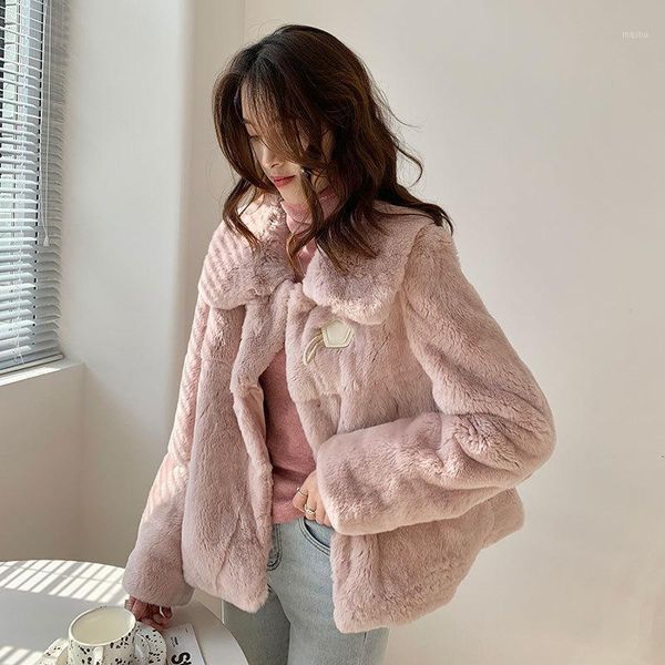 lady style slim and warm rex fur grass girl winter 2020 new loose fashion foreign style lapel coat fashion1, Black
lady style slim and warm rex fur grass girl winter 2020 new loose fashion foreign style lapel coat fashion1, Black