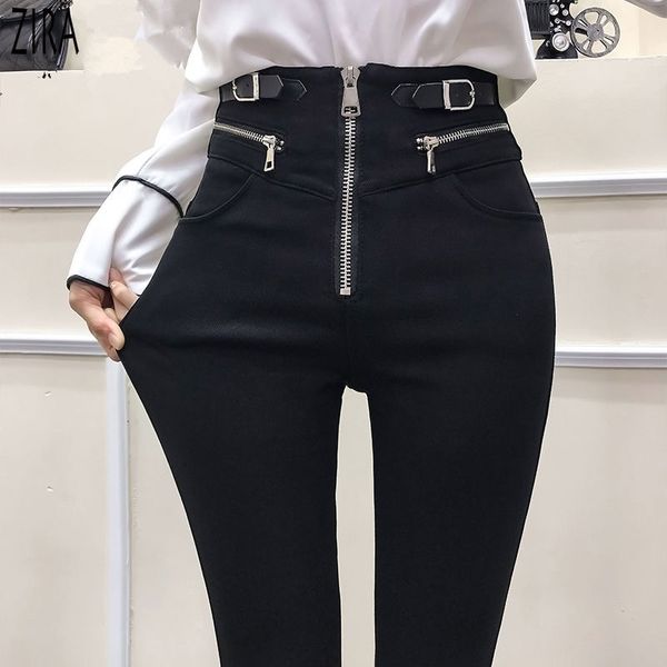 2021 new goth women's high streetwear ladies style thin pants eq69, Black;white
2021 new goth women's high streetwear ladies style thin pants eq69, Black;white