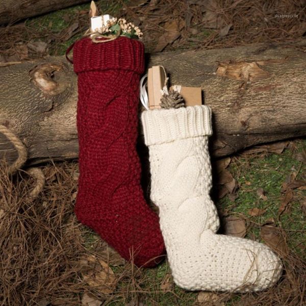 christmas decorations candy gift bag stockings sack fashion presents filler woolen yarn festival 40.5*13cm soft1
christmas decorations candy gift bag stockings sack fashion presents filler woolen yarn festival 40.5*13cm soft1
