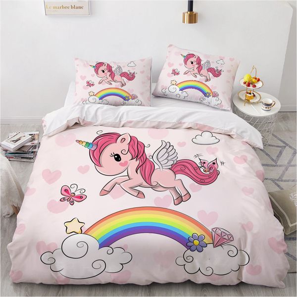 classic 3d quilt duvet cover set comforter bedding set queen king queen double single size unicorn cartoon design bedclothes
classic 3d quilt duvet cover set comforter bedding set queen king queen double single size unicorn cartoon design bedclothes