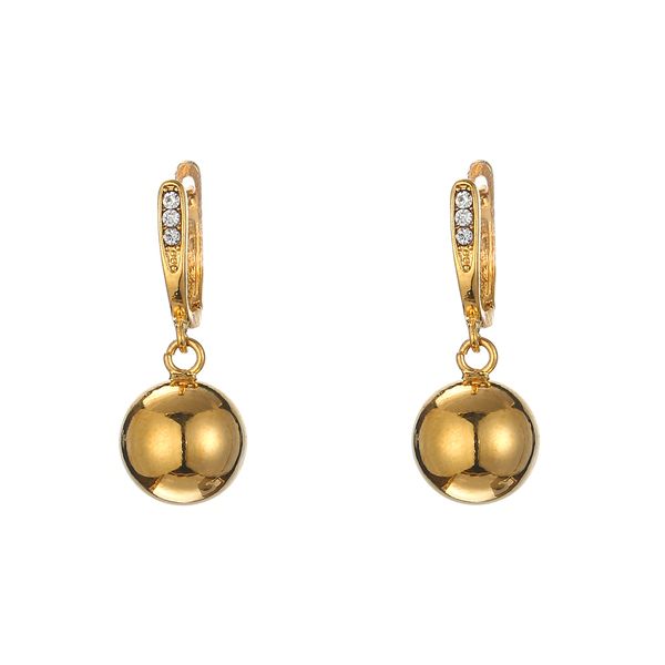 glossy round ball hoop huggie earrings for women girls love charm jewelry, Golden;silver
glossy round ball hoop huggie earrings for women girls love charm jewelry, Golden;silver