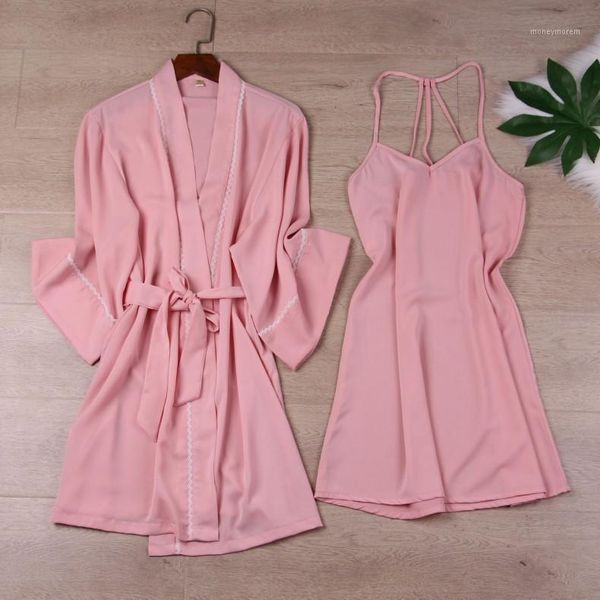 summer women pink 2 pcs sleepwear wedding robe set silky satin twinset robe set casual kimono bath gown short nightdress1, Black;red
summer women pink 2 pcs sleepwear wedding robe set silky satin twinset robe set casual kimono bath gown short nightdress1, Black;red