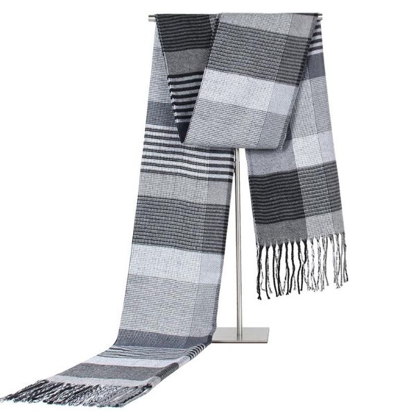 scarves autumn and winter korean version of the grid men's scarf imitation cashmere warm neck, Blue;gray
scarves autumn and winter korean version of the grid men's scarf imitation cashmere warm neck, Blue;gray