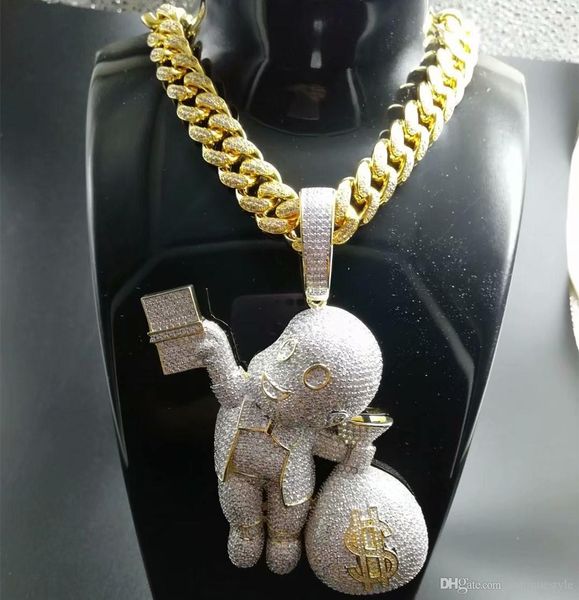 leced out out кулон hip hop bling цепи ювелирные изделия мужчины золотые ожерелье роскошный дизайнер drawing diamond cuban link мультфильм m, Silver
leced out out кулон hip hop bling цепи ювелирные изделия мужчины золотые ожерелье роскошный дизайнер drawing diamond cuban link мультфильм m, Silver