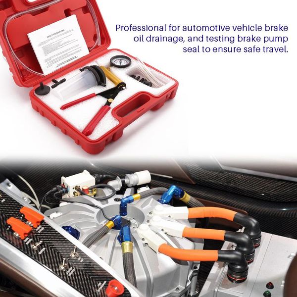 professional car tool set auto hand held vacuum pump brake bleeder adaptor fluid reservoir tester herramientas tool kits
professional car tool set auto hand held vacuum pump brake bleeder adaptor fluid reservoir tester herramientas tool kits