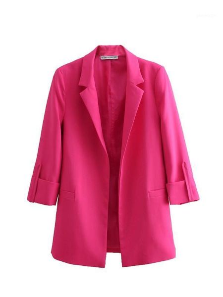 bbwm woman fashion rose red three quarter sleeve blazers casual women open stitch notched blazer elegant casaco femme1, White;black
bbwm woman fashion rose red three quarter sleeve blazers casual women open stitch notched blazer elegant casaco femme1, White;black