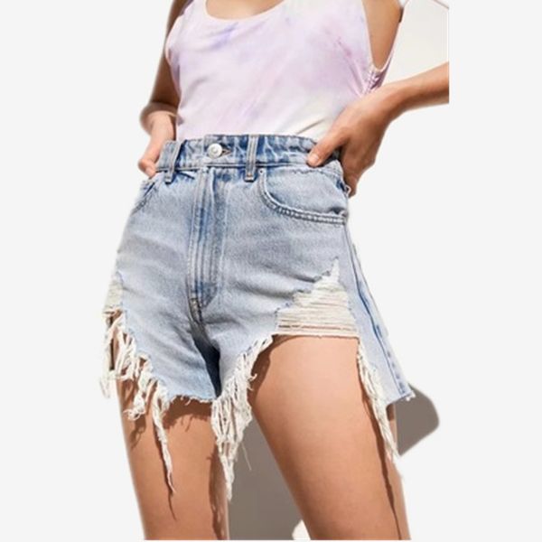 2019 summer new elegant net red denim shorts with high waist and big holes, Blue
2019 summer new elegant net red denim shorts with high waist and big holes, Blue