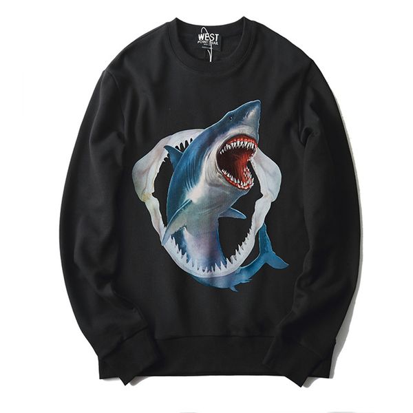 men's sweater autumn and winter clothes loose cotton sweater hip-hop big shark teeth men and women with the same high-quality jacket, Black
men's sweater autumn and winter clothes loose cotton sweater hip-hop big shark teeth men and women with the same high-quality jacket, Black