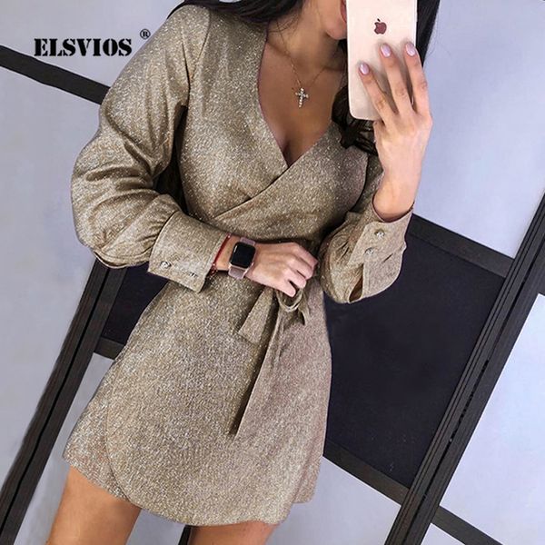 deep v-neck elegant silk shiny dress women autumn long sleeve lace-up party dress fashion glitter ladies mini bodycon dress y200418, Black;gray
deep v-neck elegant silk shiny dress women autumn long sleeve lace-up party dress fashion glitter ladies mini bodycon dress y200418, Black;gray