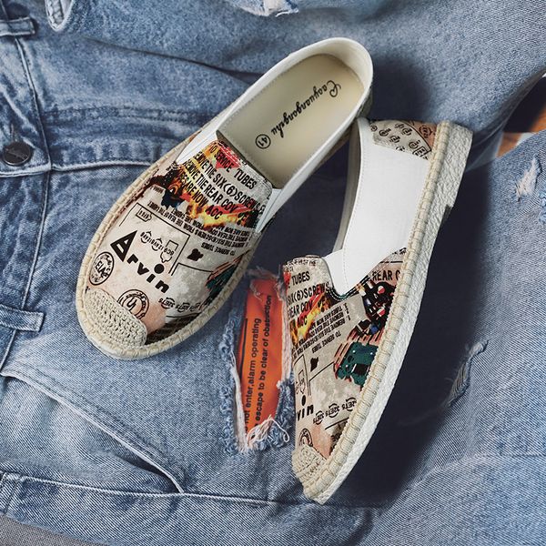 designer shoes spring graffiti flats shoes men loafers casual espadrilles men driving shoes slip-on breathable comfortable men f, Black
designer shoes spring graffiti flats shoes men loafers casual espadrilles men driving shoes slip-on breathable comfortable men f, Black