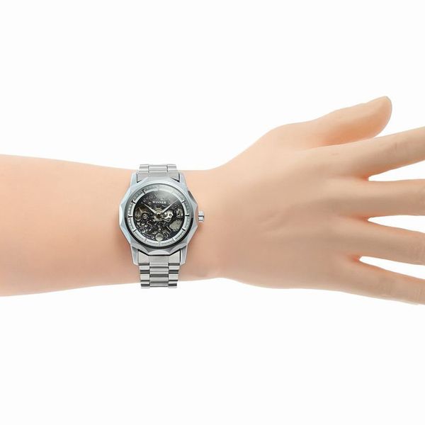 fashion trend men and women wrist watch folding buckle stainless steelgood. mechanical wristwatchs fashion casual hollow retro steel bg, Slivery;brown
fashion trend men and women wrist watch folding buckle stainless steelgood. mechanical wristwatchs fashion casual hollow retro steel bg, Slivery;brown