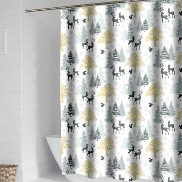 dunxdeco shower curtain bathroom waterproof cortinas modern nordic forest deer print polyester fabric ridea ware home decorating
dunxdeco shower curtain bathroom waterproof cortinas modern nordic forest deer print polyester fabric ridea ware home decorating