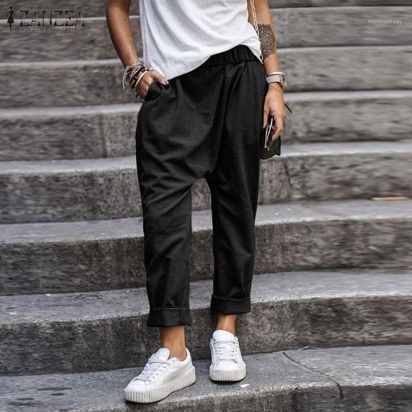 zanzea plus size women drop-crotch pants casual solid long trousers ladies elastic waist pockets pantalones bottoms streetwear1, Black;white
zanzea plus size women drop-crotch pants casual solid long trousers ladies elastic waist pockets pantalones bottoms streetwear1, Black;white