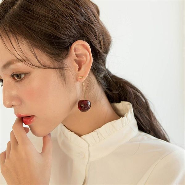 dangle & chandelier cherry gold drop earrings with glass for women wine color cute romantic wholesale girls party jewelry, Silver
dangle & chandelier cherry gold drop earrings with glass for women wine color cute romantic wholesale girls party jewelry, Silver
