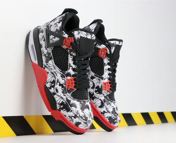 genuine jumpman 4 men's basketball shoes, black and white graffiti men's sports shoes, with shoe box, shipping in full size 40--46
genuine jumpman 4 men's basketball shoes, black and white graffiti men's sports shoes, with shoe box, shipping in full size 40--46