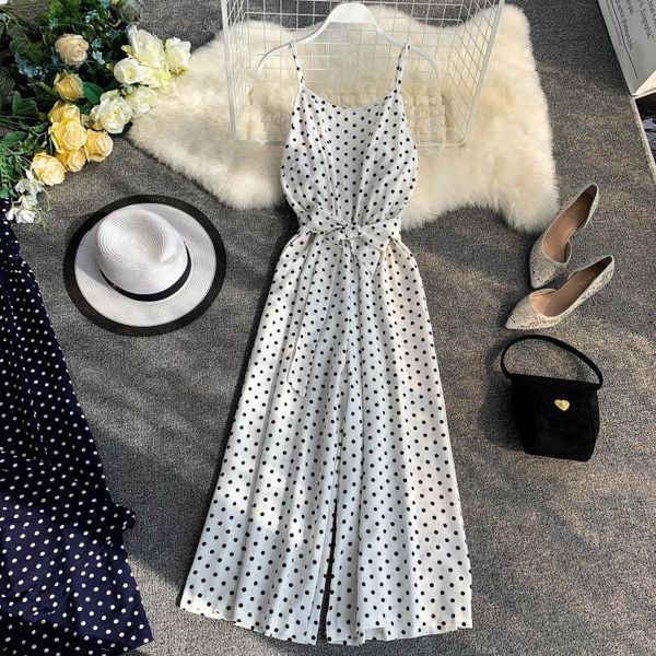 holiday retro dot print v collar sleeveless high waist broad-legged overalls beach rompers womens jumpsuit e521 y200904, Black;white
holiday retro dot print v collar sleeveless high waist broad-legged overalls beach rompers womens jumpsuit e521 y200904, Black;white
