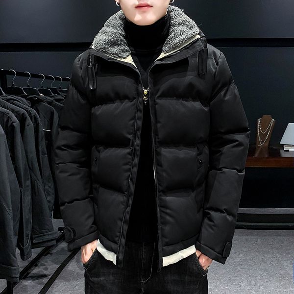 new warm thick casual winter outward solid o-neck male windbreak cotton padded down jacket youth carrying gout 8goc, Black
new warm thick casual winter outward solid o-neck male windbreak cotton padded down jacket youth carrying gout 8goc, Black