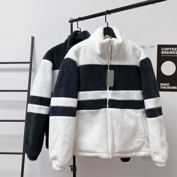 fashion mens lamb wool winter jackets streetwear hip hop designer zipper thickened outerwear puffer mens coats, Black
fashion mens lamb wool winter jackets streetwear hip hop designer zipper thickened outerwear puffer mens coats, Black