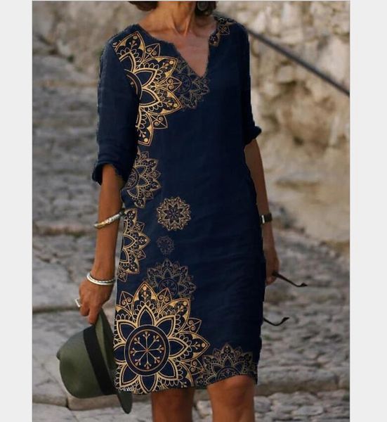 2021 new women printing dress summer v-neck half sleeve a-line dresses female retro litera vintage loose dress vestidos1, White;black
2021 new women printing dress summer v-neck half sleeve a-line dresses female retro litera vintage loose dress vestidos1, White;black