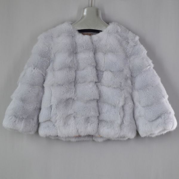 new sale women coat winter real soft fur thin lady genuine short rabbit skin outerwear, Black
new sale women coat winter real soft fur thin lady genuine short rabbit skin outerwear, Black