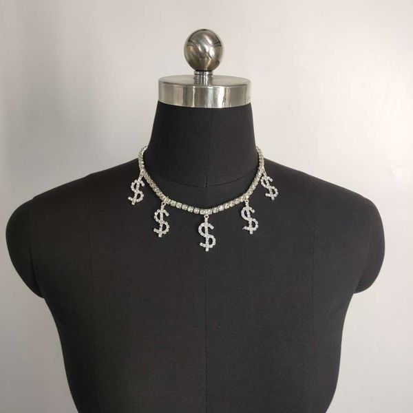 fashion women's beach jewelry dollar personality symbol diamond necklace an1015h6aiovc7, Silver
fashion women's beach jewelry dollar personality symbol diamond necklace an1015h6aiovc7, Silver