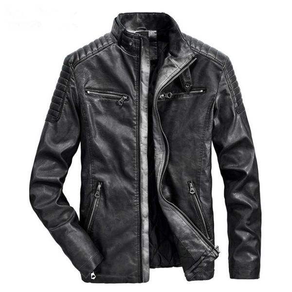 winter leather coats causal motorcycle vintage pu leather jackets chaqueta cuero hombre men jacket warm, Black
winter leather coats causal motorcycle vintage pu leather jackets chaqueta cuero hombre men jacket warm, Black