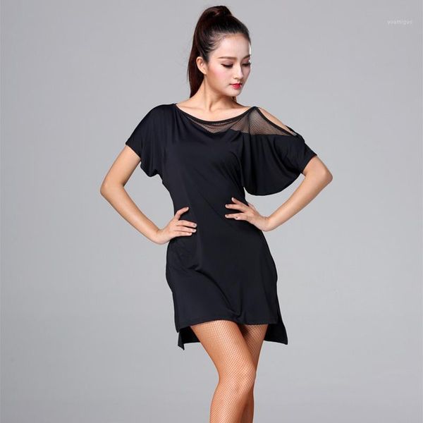 latin dance dress summer short sleeve women training performance wear practice clothes ballroom costumes1, Black;red
latin dance dress summer short sleeve women training performance wear practice clothes ballroom costumes1, Black;red