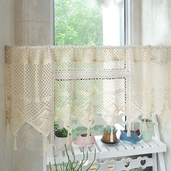 1pc home decor american style cotton linen blending crocheted hollow half curtain coffee curtains small curtain cabinet1
1pc home decor american style cotton linen blending crocheted hollow half curtain coffee curtains small curtain cabinet1