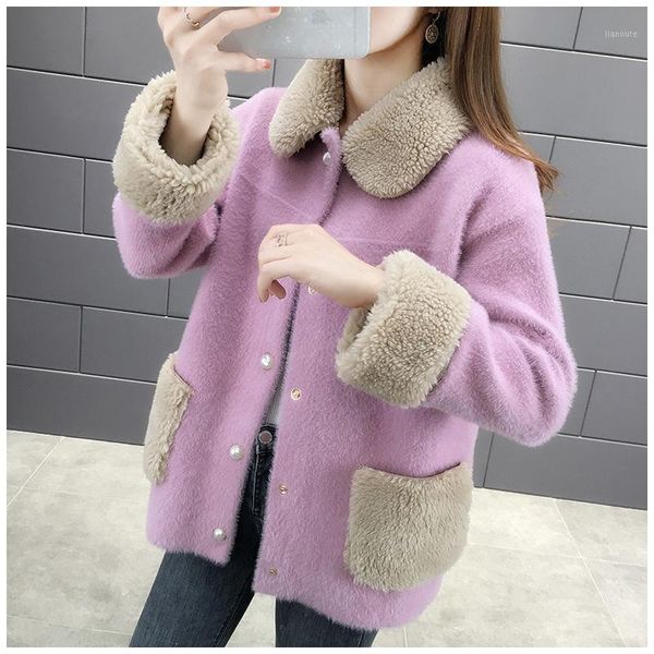 short imitation mink velvet sweater women 2020 spring autumn fashion new knitted cardigan long sleeve trend 2301, White
short imitation mink velvet sweater women 2020 spring autumn fashion new knitted cardigan long sleeve trend 2301, White