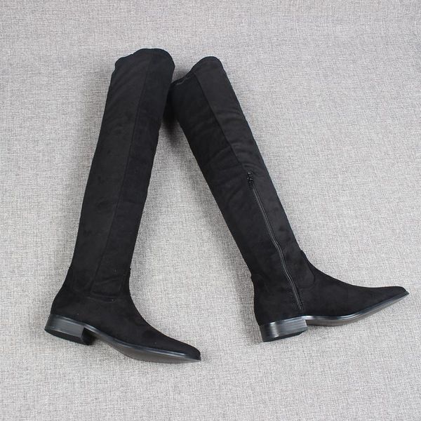 women's boots autumn boots-women round toe thigh high heels high shoes winter footwear zipper luxury designer 2020, Black
women's boots autumn boots-women round toe thigh high heels high shoes winter footwear zipper luxury designer 2020, Black