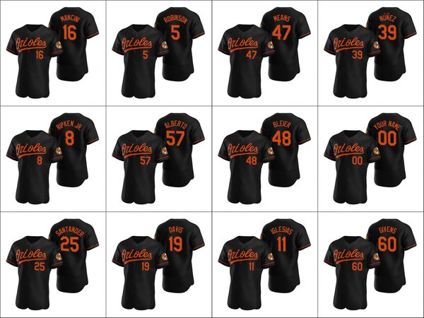 baltimore orioles #8 cal ripken jr. 19 chris davis 16 trey mancini men women youth custom black authentic 2020 alternate jersey
baltimore orioles #8 cal ripken jr. 19 chris davis 16 trey mancini men women youth custom black authentic 2020 alternate jersey