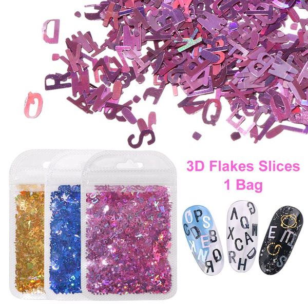 nail glitter 1bag sparkly laser letter flakes sequins mixed colors holographics 3d slices nails art design accessory, Silver;gold
nail glitter 1bag sparkly laser letter flakes sequins mixed colors holographics 3d slices nails art design accessory, Silver;gold