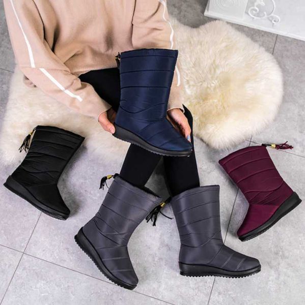 boots for winter classic large size snow slope heel tassel waterproof non-slip warm cotton shoes, Black
boots for winter classic large size snow slope heel tassel waterproof non-slip warm cotton shoes, Black
