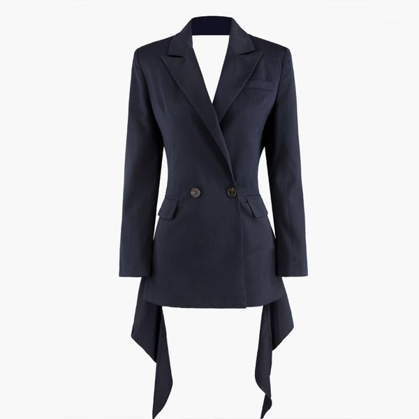 women's jackets european station summer back knotted hollow irregular suit jacket female fashion women outwear1, Black;brown
women's jackets european station summer back knotted hollow irregular suit jacket female fashion women outwear1, Black;brown