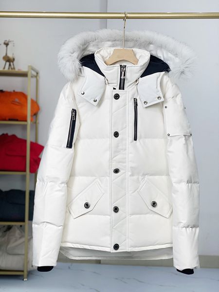 sweden extreme weather outerwear men's women's with real wolf fur hooded parkas femme glossy puffer tracksuit designer maya casual, Black
sweden extreme weather outerwear men's women's with real wolf fur hooded parkas femme glossy puffer tracksuit designer maya casual, Black