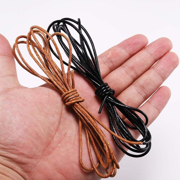2-5m/lot 1.5 2 2.5 3 4 5 6mm 3 color genuine cow leather round thong cord diy bracelet findings rope string for wmtsud
2-5m/lot 1.5 2 2.5 3 4 5 6mm 3 color genuine cow leather round thong cord diy bracelet findings rope string for wmtsud