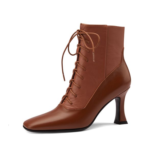 2021 new women ankle boots genuine leather autumn winter warm high heels woman square toe cross-tied quality shoes oszs, Black
2021 new women ankle boots genuine leather autumn winter warm high heels woman square toe cross-tied quality shoes oszs, Black