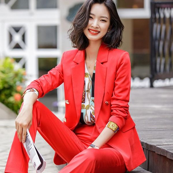 formal uniform designs pantsuits with pants and jackets coat for women business work wear autumn winter office ladies blazers, White
formal uniform designs pantsuits with pants and jackets coat for women business work wear autumn winter office ladies blazers, White