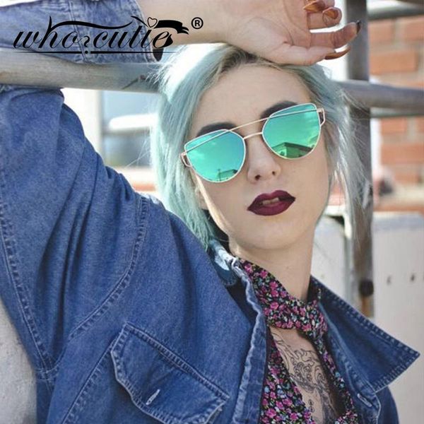 vintage oversized cat eye sunglasses women brand design metal frame mirror silver pink cateye lady fashion glasses trendy om808, White;black
vintage oversized cat eye sunglasses women brand design metal frame mirror silver pink cateye lady fashion glasses trendy om808, White;black