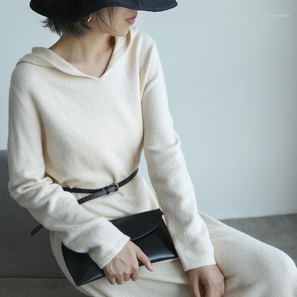 casual dresses hooded loose show thin pure color long sweater knitting dress # of fund 2021 autumn winters md039114-031, Black;gray
casual dresses hooded loose show thin pure color long sweater knitting dress # of fund 2021 autumn winters md039114-031, Black;gray