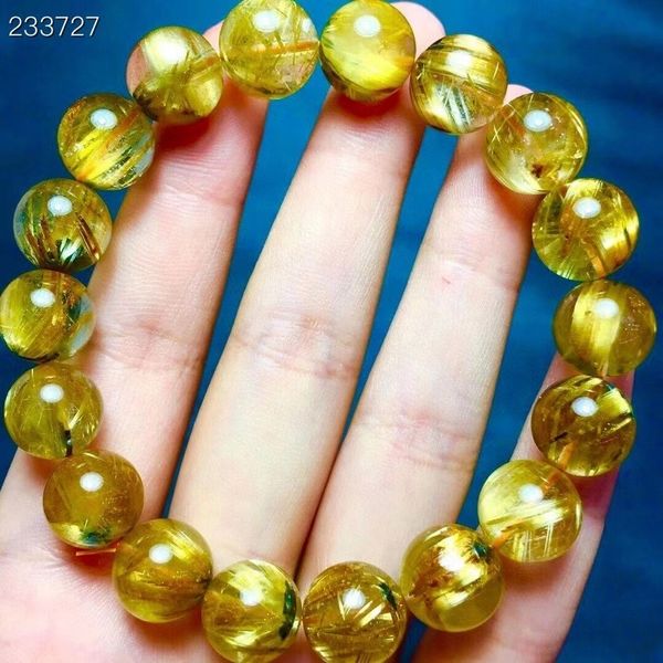 natural gold 11.2mm rutilated titanium quartz brazilian bracelet woman rich man stone bright round beads crystal charms aaaaaaaa 63vg, Black
natural gold 11.2mm rutilated titanium quartz brazilian bracelet woman rich man stone bright round beads crystal charms aaaaaaaa 63vg, Black