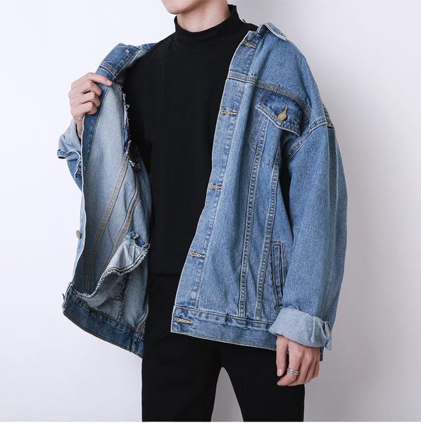 2020 autumn and winter new korean loose denim jacket men's jacket denim men1, Black;brown
2020 autumn and winter new korean loose denim jacket men's jacket denim men1, Black;brown