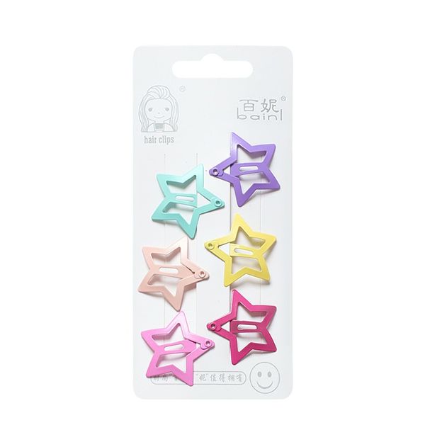 6pcs set bb clip candy hairpins japan and south korea create cute love five pointed star children headdress headband accessories sqcmpe
6pcs set bb clip candy hairpins japan and south korea create cute love five pointed star children headdress headband accessories sqcmpe