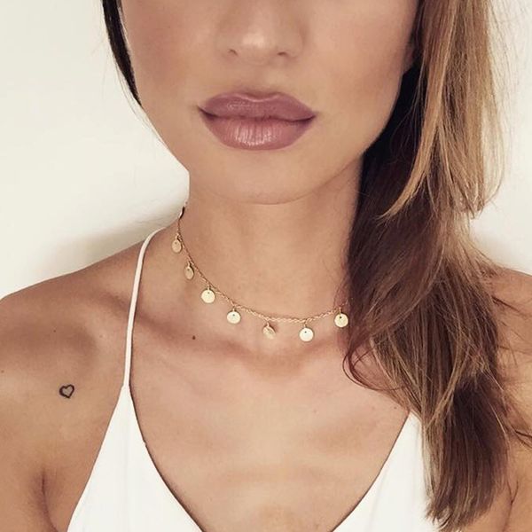 simple boho round coins gold chockers necklace gold for women coin necklaces pendant choker necklace wedding jewelry, Silver
simple boho round coins gold chockers necklace gold for women coin necklaces pendant choker necklace wedding jewelry, Silver
