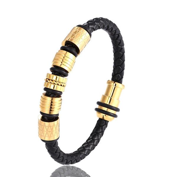 mkendn натуральный кожаный браслет мужчины homme gold / черный магнит пряжки мужские из нержавеющей стали бусины браслеты панк ювелирные изд
mkendn натуральный кожаный браслет мужчины homme gold / черный магнит пряжки мужские из нержавеющей стали бусины браслеты панк ювелирные изд