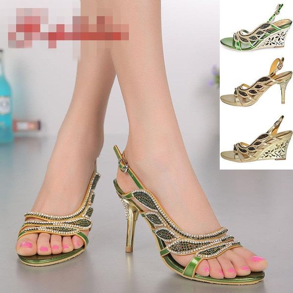sandals 2021 summer small rhinestone high heel open toe luxury handmade diamond women's large size banquet shoes, Black
sandals 2021 summer small rhinestone high heel open toe luxury handmade diamond women's large size banquet shoes, Black
