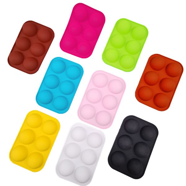 6 small semicircle chocolate silicone mold jelly pudding cake baking tools kitchen baking tools 9 colors t3i51676
6 small semicircle chocolate silicone mold jelly pudding cake baking tools kitchen baking tools 9 colors t3i51676