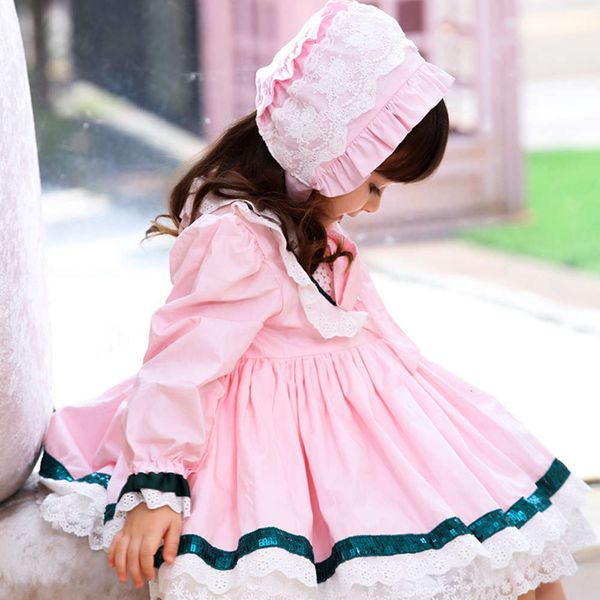new autumn 2020 spanish girl's drs long sve lolita children's princs skirt, Red;yellow 
new autumn 2020 spanish girl's drs long sve lolita children's princs skirt, Red;yellow