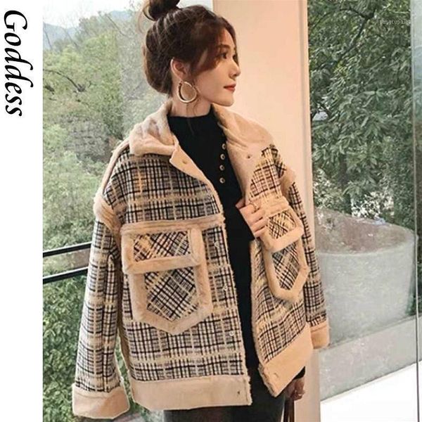 goddess winter jacket coat autumn winter casual faux fur female jacket coats fur inside plaid parkas undefined buttons pockets1, Black
goddess winter jacket coat autumn winter casual faux fur female jacket coats fur inside plaid parkas undefined buttons pockets1, Black